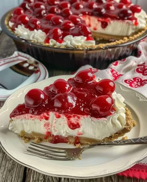 No-Bake Cherry Cheesecake