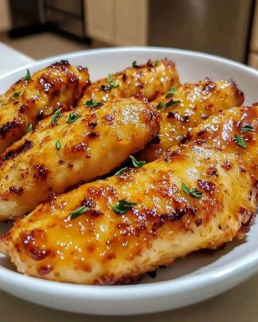 Air Fryer Honey Butter Garlic Chicken Tenders: Crispy, Sweet, and Savory Delight!