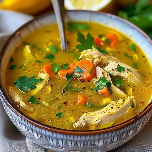 Anti-Inflammatory Turmeric Chicken Soup – A Healing & Nourishing Bowl