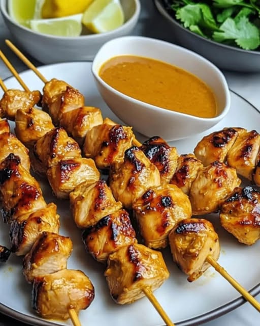 Thai Chicken Curry Skewers Recipe