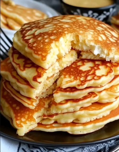 Flourless Cottage Cheese Pancakes