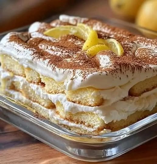 Tiramisu with Lemon: A Cloud of Freshness!