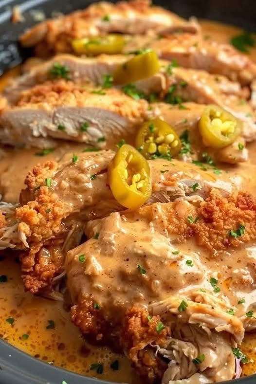 Crockpot Mississippi Chicken