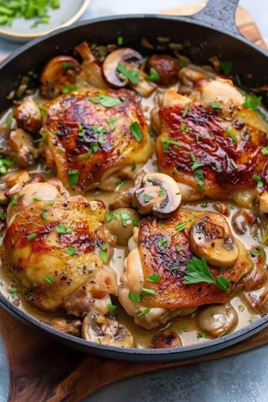 Smothered Chicken Thighs: A Creamy and Flavorful Keto Delight