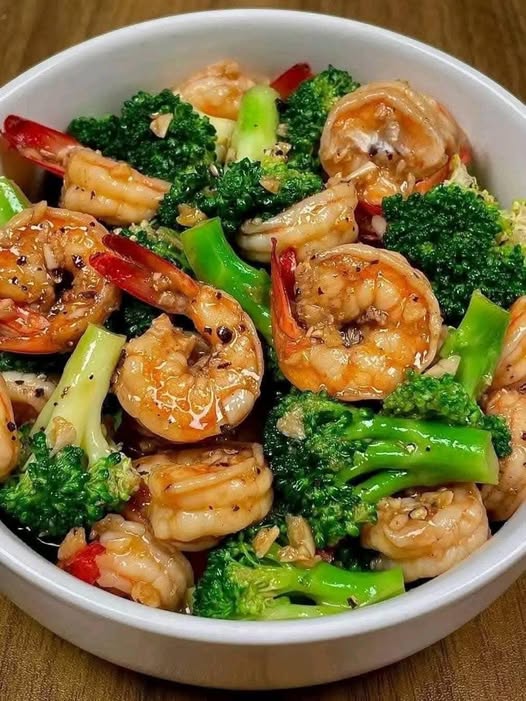 Stir-Fried Shrimp and Broccoli Recipe