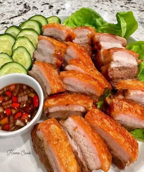 Air Fryer Pork Belly with Crispy Skin