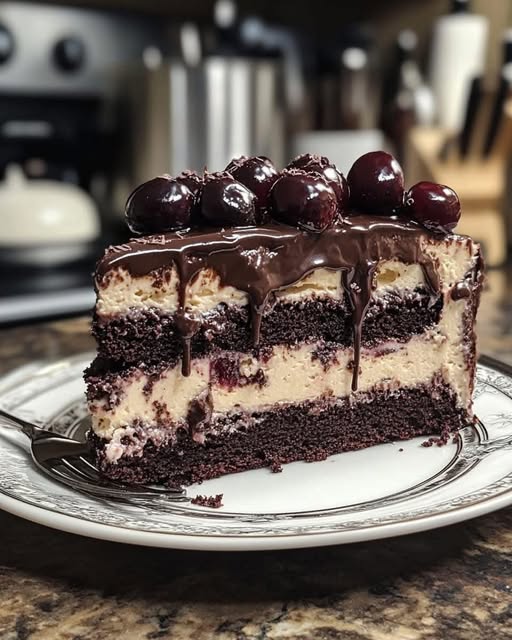 Decadent Chocolate Cherry Dream Cake