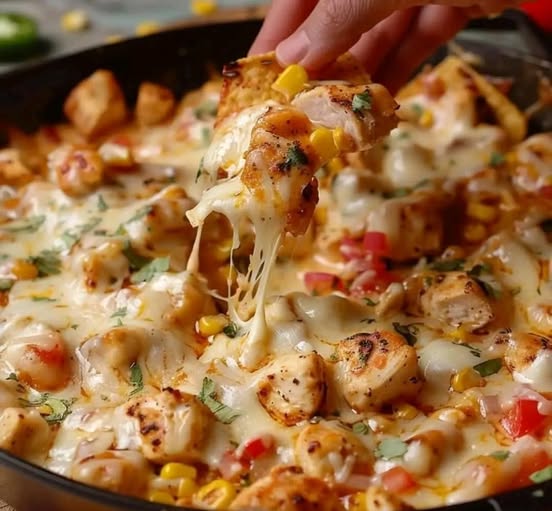 Spicy Cheesy Blackened Chicken Nachos: A Flavor Explosion