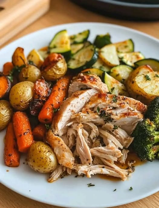 Garlic Herb Roasted Chicken with Vegetables