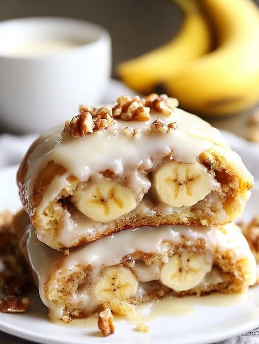 Banana Bread Cinnamon Rolls