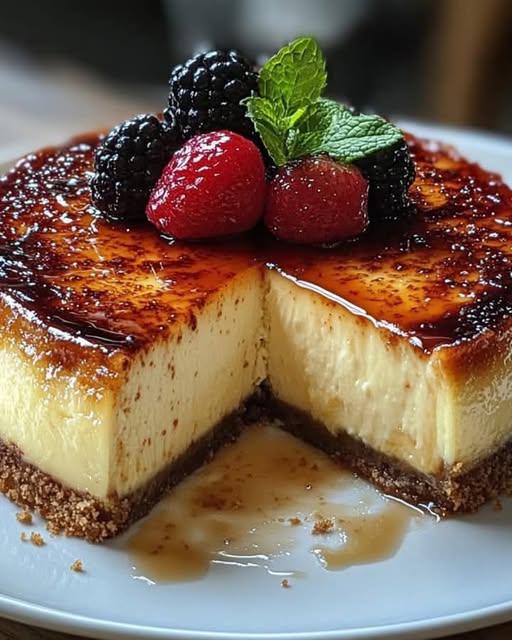 Crème Brûlée Cheesecake