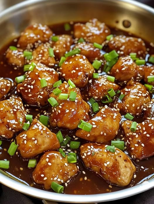 Sticky Sesame Chicken Bites