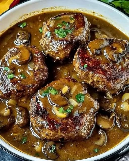 Salisbury Steak with Mushroom Sauce – A Comforting Classic!