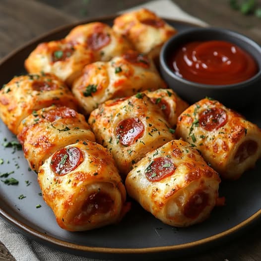 Pepperoni Pizza Rolls Recipe