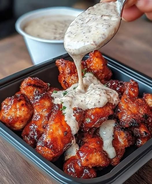 Honey Chipotle BBQ Chicken with Creamy Ranch Dip: A Flavor-Packed Delight