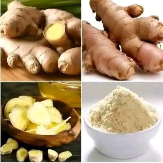 Ginger and cornstarch are natural collagen for glowing skin, free of wrinkles.