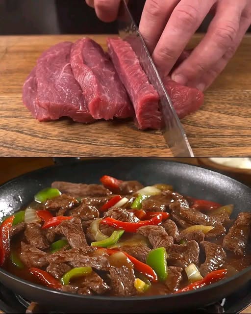 Juicy Beef Stir-Fry with Caramelized Vegetables