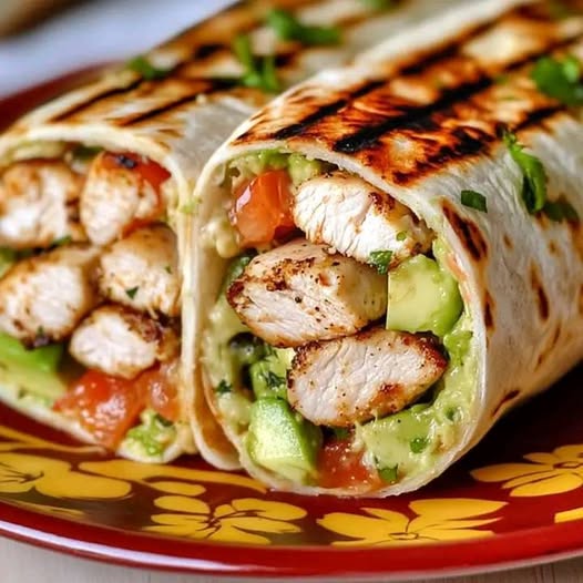 Grilled Chicken and Avocado Wrap: An Explosion of Flavors