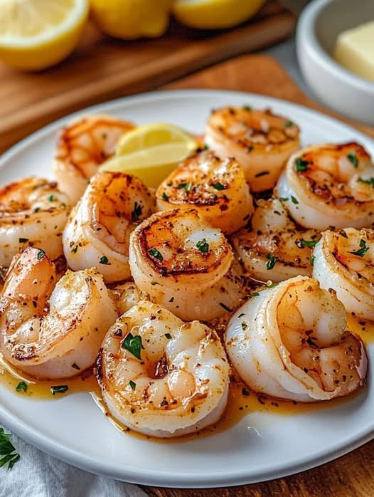 Lemon Garlic Butter Shrimp & Scallops