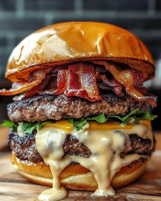 Gigantic Double Cheeseburger