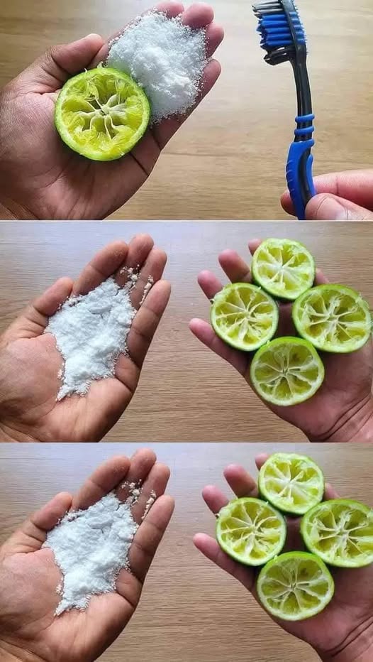 I mix lemon and salt, used in this way they are worth “their weight in gold”: my grandmother taught me this and it still works!