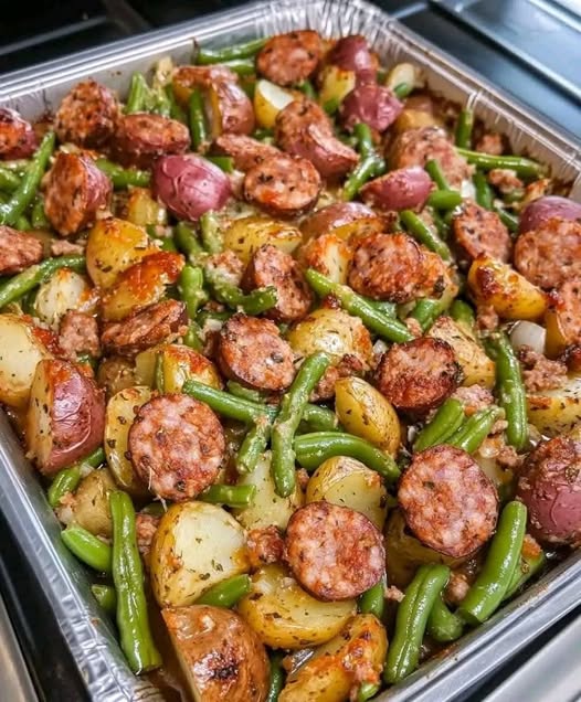 Sausage Green Bean Potato Casserole – A Hearty and Flavorful Dish