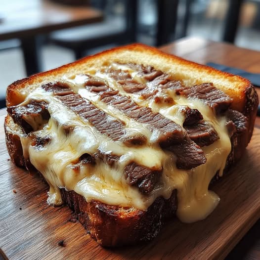 Grilled Steak & Cheese Sandwich