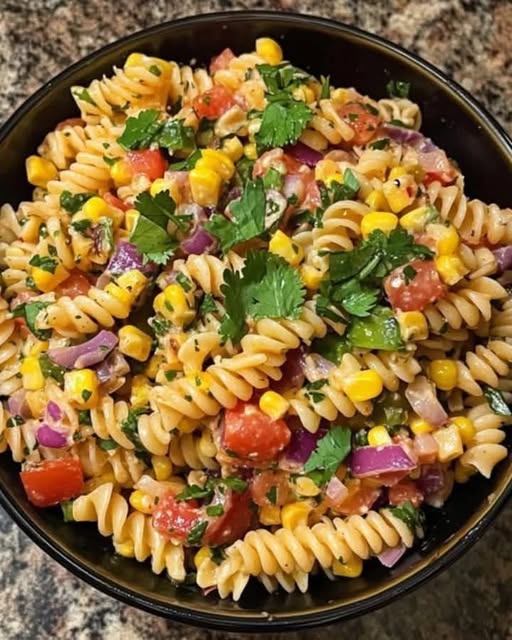 Creamy Mexican-Style Pasta Salad