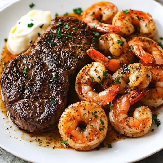 Cajun Shrimp and Steak – A Bold and Flavorful Surf and Turf