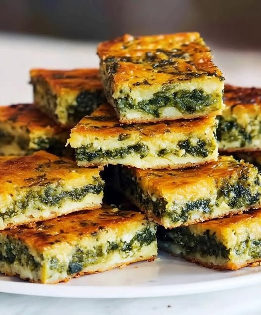 Crustless Spinach and Cheese Pie (Spanakopita)