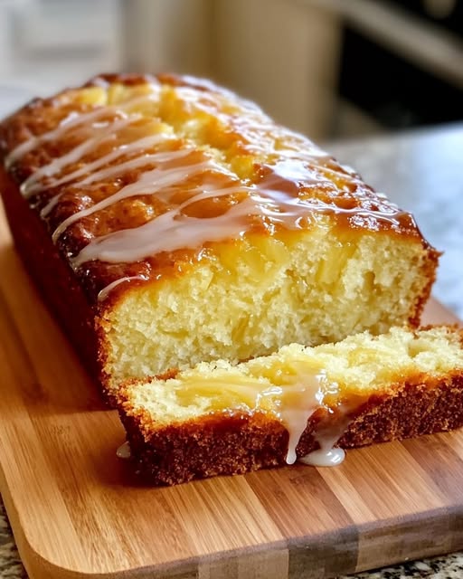 Golden Moist Pineapple Bread – A Sweet and Savory Delight