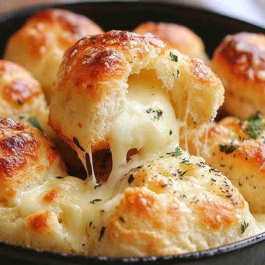 Gooey Mozzarella Biscuit Bombs: A Cheesy Delight in Every Bite