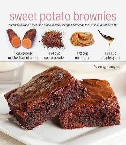 Vegan Sweet Potato Brownies.