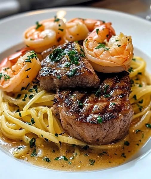 Steak and Shrimp Scampi: A Luxurious Surf and Turf Delight