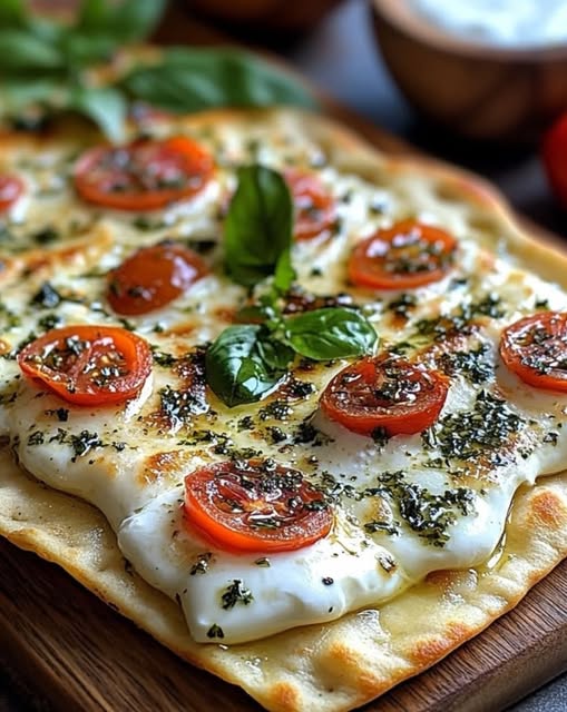 Quick and Easy Greek Yogurt Flatbread