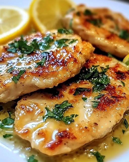 Chicken Piccata with Lemon Sauce