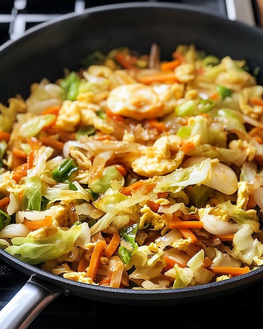 Cabbage Stir Fry with Chicken