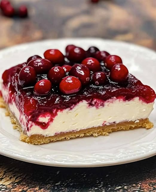 Cherry Cheesecake Bliss – A Sweet, Tangy Indulgence in Every Bite!