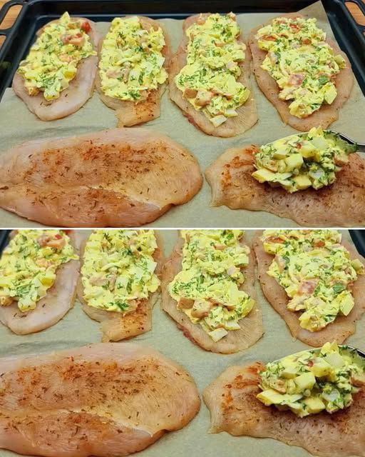 Stuffed Chicken Breasts with Egg Salad Filling – A Protein-Packed Delight