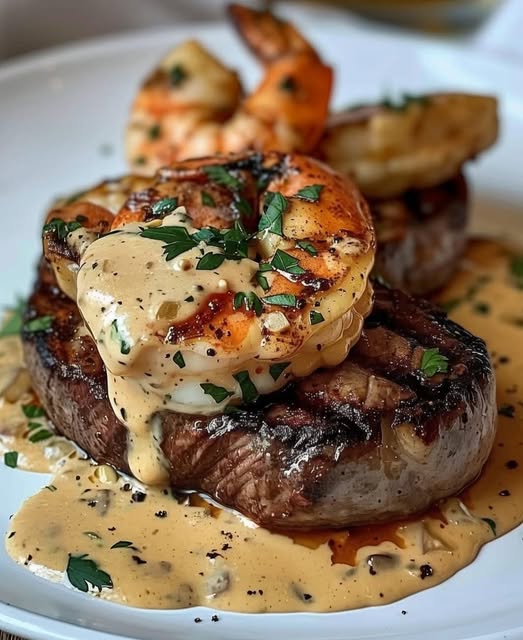 Creamy Cajun Surf and Turf: A Flavor Explosion!