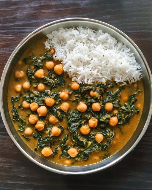 Chana Saag Curry – Chickpea and Spinach Curry