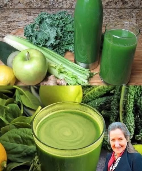 Green Juice Recipe for Detox and Rejuvenation Ingredients: