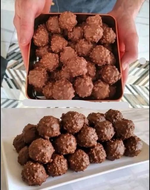 Homemade Rock Balls – A Crunchy, Chocolatey Delight