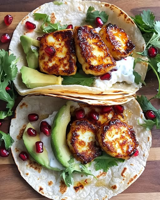 Hot Honey Halloumi Tacos: A Sweet, Spicy, and Savory Delight