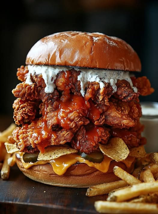 Ultimate Spicy Fried Chicken Sandwich