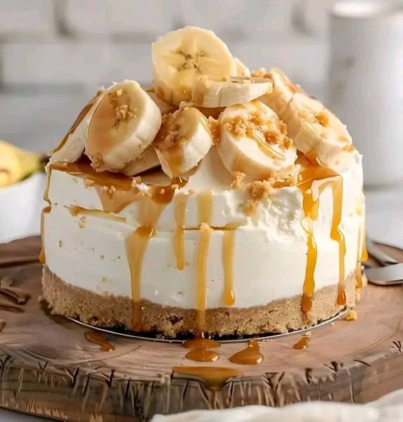 Creamy Banana Bliss Cheesecake