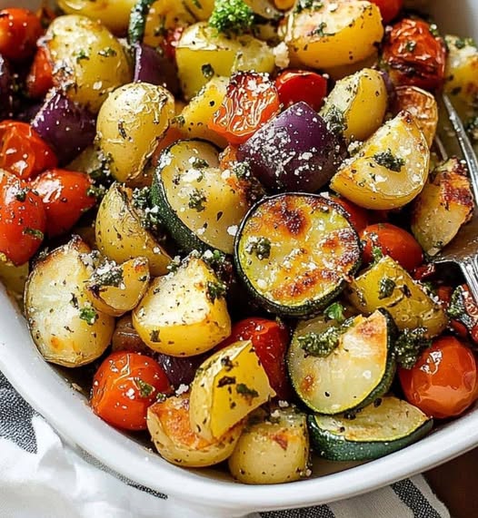 Mediterranean Roasted Vegetables – A Flavorful and Healthy Side Dish