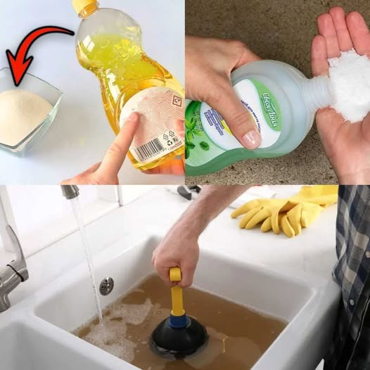 Plumbers Won't Tell You! All You Need Is Salt And Dish soap To Say GoodBye To This Problem!