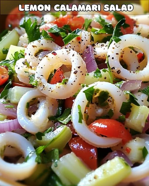 Lemon Calamari Salad