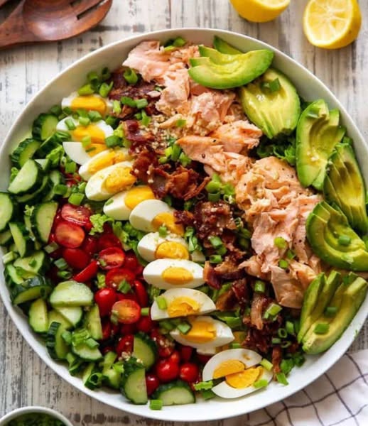 Salmon Cobb Salad